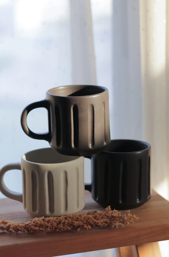 Handmade Fluted Mug